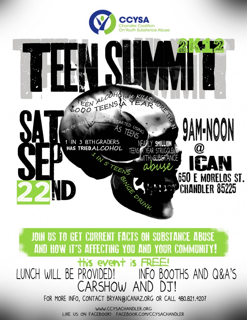 Chandler Coalition on Youth Substance Abuse CCYSA Teen Summit 2012