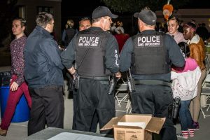 Chandler PD at Thanksgiving Dinner