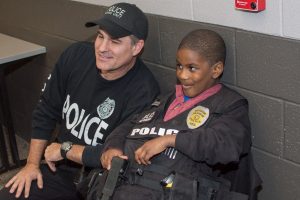 Chandler PD hanging out with ICAN Youth